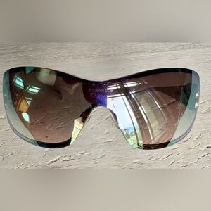 Chanel 4164-B Camellia Shield Sunglasses Rhinestone CC Logo Y2K Vintage box/Case